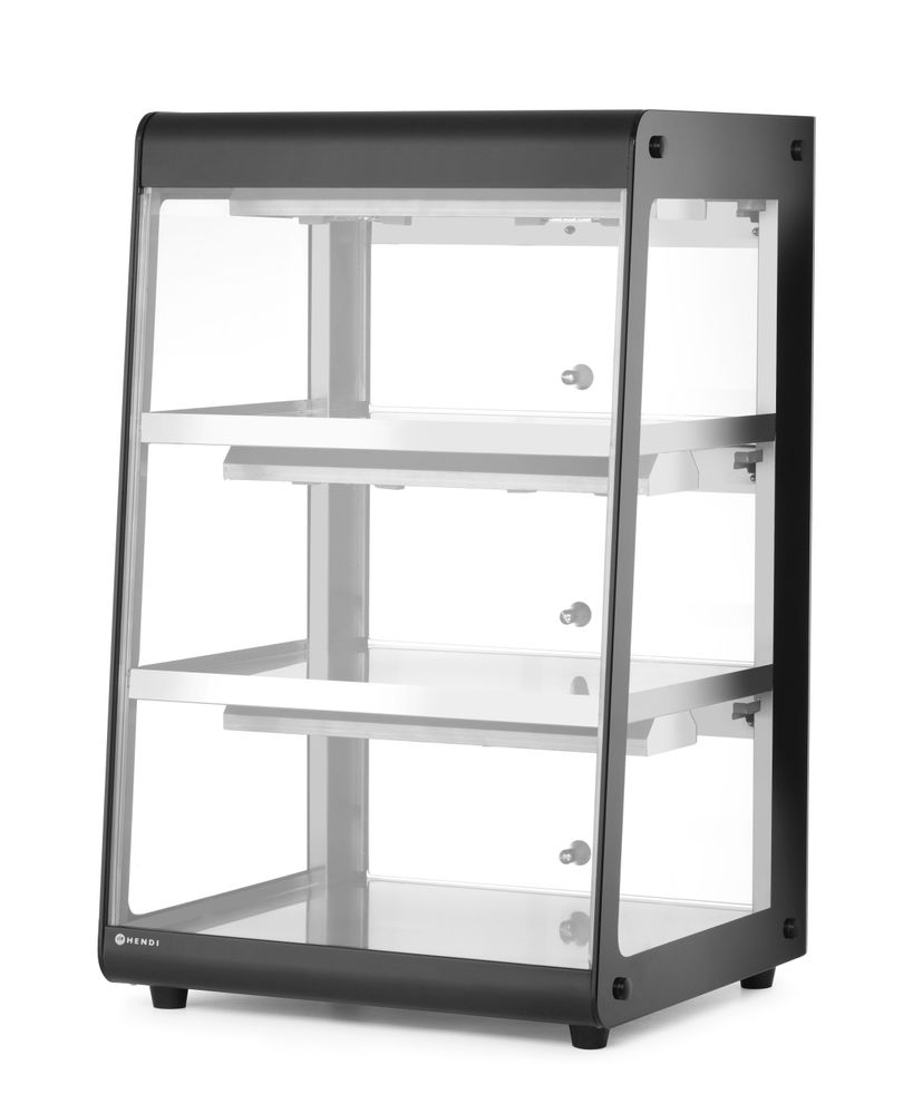 273760_OBW_2025_06_IMGP4660 Vetrinetta da banco riscaldata, HENDI, Nero, 230V/500W, 472x447x(H)775mm - immagine 1