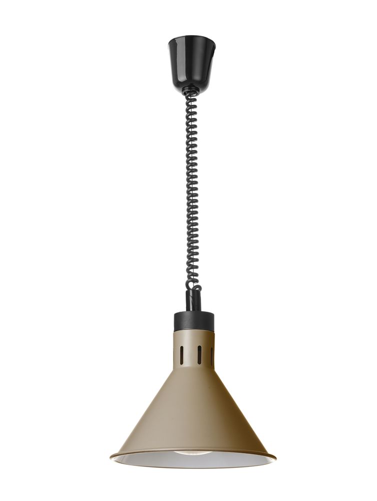 273777_OBW_2024_01_IMGP8401 Lampada riscaldante conica, HENDI, Beige, 230V/250W, ⌀275x(H)250mm - immagine 1