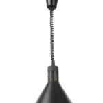 Lampada riscaldante conica, HENDI, Nero, 230V/250W, ⌀275x(H)250mm