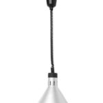 Lampada riscaldante conica, HENDI, Argento, 230V/250W, ⌀275x(H)250mm