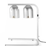 Scaldavivande con 2 lampade infrarosse, HENDI, Argento, 230V/250W, 453x360x(H)790mm