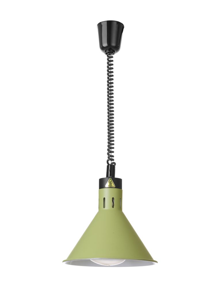 273920_OBW_2024_02_IMGP8400 Lampada riscaldante conica, HENDI, Verde, 230V/250W, ⌀275x(H)250mm - immagine 1