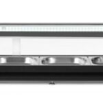 Vetrina refrigerata sushi, Arktic, Capacità: 5x GN 1/2 (A)40 mm (contenitori inclusi)., Nero, 230V/190W, 1800x420x(H)265mm
