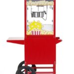 Macchina per popcorn con carrello, HENDI, Rosso, 230V/1155W, 940x510x(H)1553mm