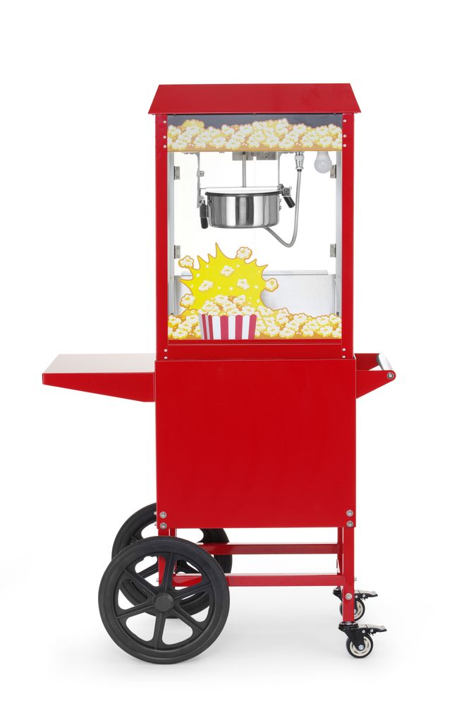 282830_OBW_2026_04_IMGP7232 Macchina per popcorn con carrello, HENDI, Rosso, 230V/1155W, 940x510x(H)1553mm - immagine 1