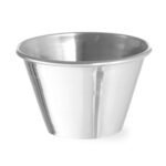 Bicchiere in acciaio - 12 pezzi, HENDI, 0,115L, 12 pezzi, ⌀73x(H)47mm