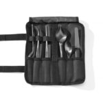 Set placcatura da chef, 6 pezzi, nero, HENDI, 255x25x(H)100mm