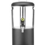 Distributore di succhi UNIQ, HENDI, designed by Robert Bronwasser, 4L, Nero, 315x211x(H)431mm