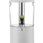 Distributore di succhi UNIQ, HENDI, designed by Robert Bronwasser, 4L, Bianco, 315x211x(H)431mm