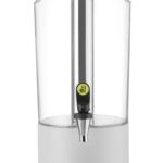 Distributore di succhi UNIQ, HENDI, designed by Robert Bronwasser, 8L, Bianco, 318x216x(H)532mm