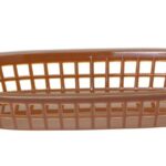 Cestini da servizio stile fast food., HENDI, Marrone, 6 pezzi, 275x175x(H)38mm