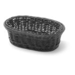Cestino da pane ovale, HENDI, Nero, 190x120x(H)60mm