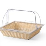 Cestino con coperchio roll top, HENDI, Cesto e Roll top, GN 2/3, 365x335x(H)245mm