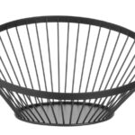 Cestino per frutta rotondo nero, HENDI, ⌀280x(H)130mm