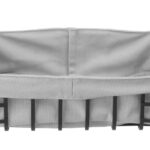Cestino con interno in tessuto, HENDI, rettangolare, 250x180x(H)85mm