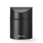 Cestino per rifiuti da tavolo con coperchio oscillante, HENDI, 1,2L, Nero, ⌀120x(H)165mm