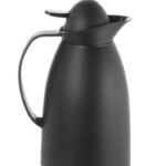 Caraffa termica con contenitore interno in vetro, HENDI, 1L, Nero, ⌀140x(H)268mm