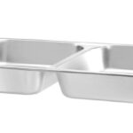 Teglia GN1 / 1 con 2 scomparti, HENDI, 7,5L, 530x325x(H)65mm