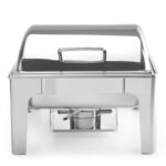 Chafing dish GN 2/3 finitura a specchio, HENDI, Profi Line, 6L, 395x405x(H)320mm
