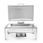 Chafing dish GN 1/1 finitura satinata, HENDI, Profi Line, 9L, 570x430x(H)290mm