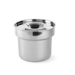 Contenitore a bagnomaria, HENDI, Contenitori "bagnomaria" 4,2 L, 4L, ⌀215x(H)177mm, Rotondo