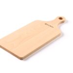 Tagliere con manico, HENDI, Legno chiaro, 390x160mm, rettangolare