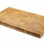 Tagliere di servizio in quercia, con venatura sul bordo, HENDI, 325x265x(H)30mm