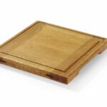 Tagliere da portata in quercia, HENDI, 270x270x(H)20mm