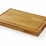 Tagliere da portata in quercia., HENDI, 420x280x(H)40mm