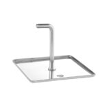 Anello impiattamento e pressa quadra, HENDI, pressa, 80x80x(H)55mm
