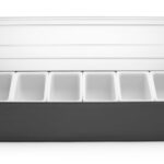 Scatola degli ingredienti – 6 contenitori, BarUp, 480x150x(H)100mm