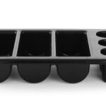 Contenitore per posate, HENDI, Nero, 530x325x(H)105mm