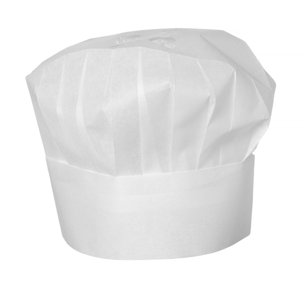 560044_OBW_2021_02_IMGP5770 Cappello cuoco - 10 pezzi, HENDI, Bianco, 10 pezzi, ⌀300x(H)230mm - immagine 1