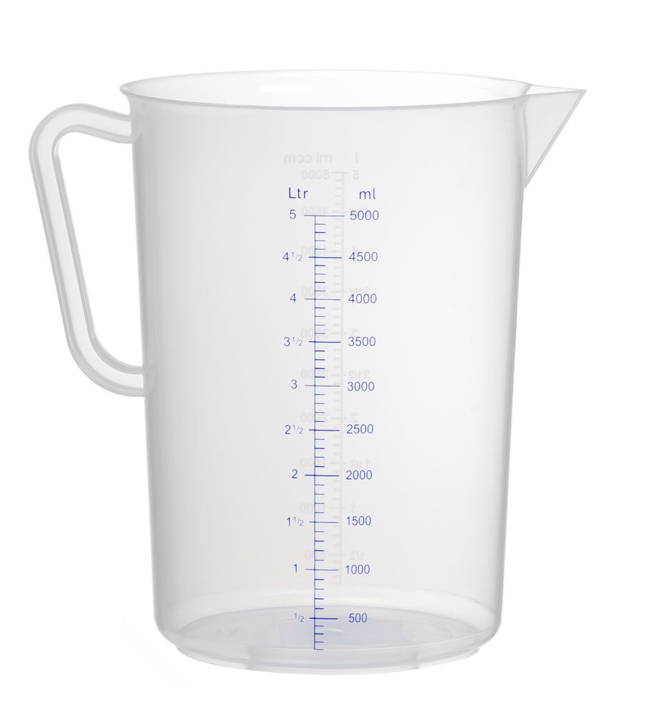 567500_OBW_2026_01_IMGP5972 Caraffa graduata polipropilene, HENDI, Kitchen Line, 5L, ⌀190x(H)270mm - immagine 1