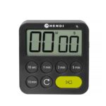 Timer, HENDI, Nero, 82x20x(H)88mm
