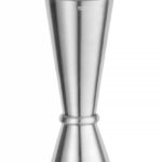 Jigger 20/40 ml, BarUp, 0,04L, Argento, ⌀42x(H)100mm, Rotondo