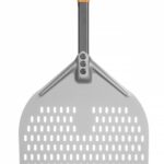 Pala per pizza forata con manico corto, HENDI, 350x710mm