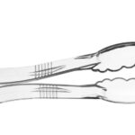 Pinza da servizio, HENDI, Trasparente, (L)230mm