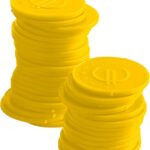 Contrassegni - 100 pezzi, BarUp, Giallo, 100 pezzi, ⌀25mm