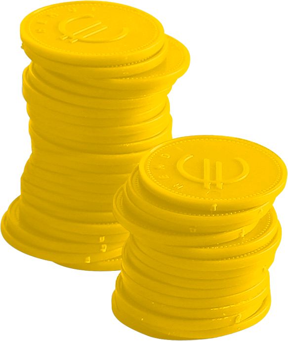 665381 Contrassegni - 100 pezzi, BarUp, Giallo, 100 pezzi, ⌀25mm - immagine 1