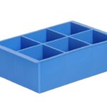 Stampo per cubetti di ghiaccio XL, BarUp, Blu, 170x110x(H)52mm