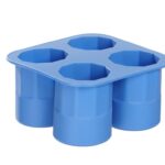 Forma per bicchieri in ghiaccio, BarUp, Blu, 122x122x(H)60mm
