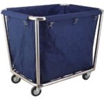 Borsa per lavanderia per carrello, HENDI, Blu scuro, 845x600x(H)625mm