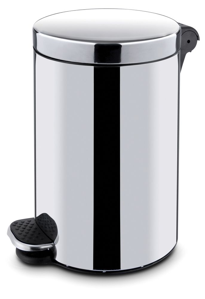 691335 Serbatoio dei rifiuti con pedale rotondo e contenitore interno, HENDI, 20L, ⌀300x(H)440mm - immagine 1