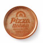 Piatto per pizza Collezione Ricette Rosso Mattone., HENDI, Rosso, ⌀310mm