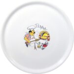 Piatto per pizza tradizionale., HENDI, Bianco, ⌀310mm