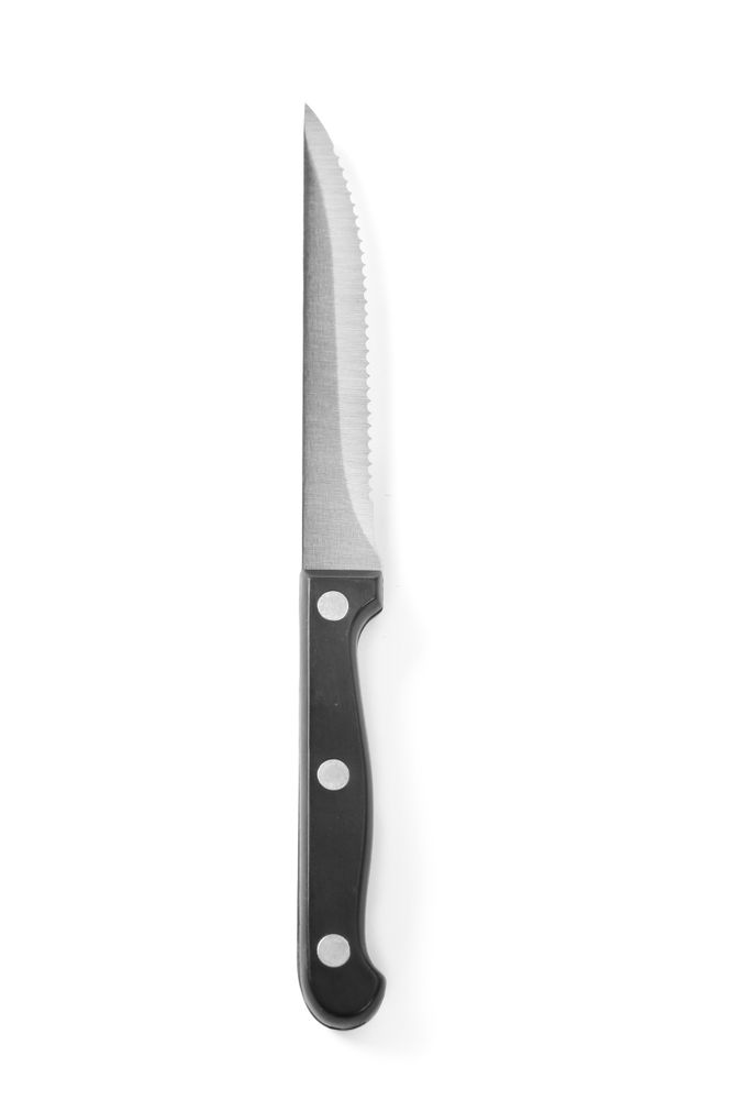 781449 Coltello da bistecca - 6 pezzi, HENDI, Profi Line, Nero, 6 pezzi, (L)210mm - immagine 1