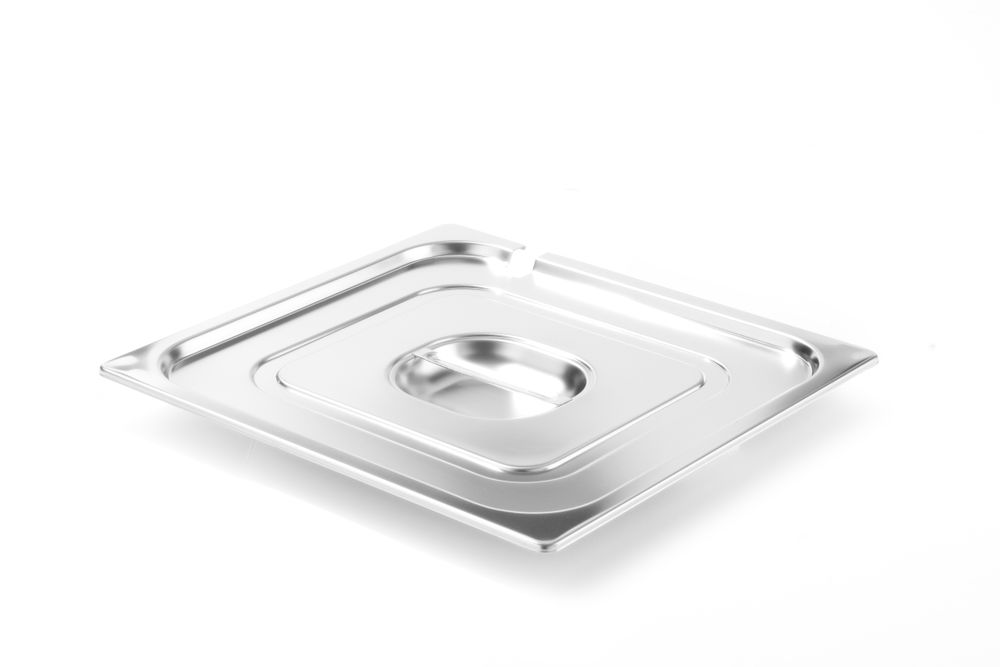 805114 Coperchio per teglie GN con scanso per cucchiaio, HENDI, Profi Line, GN 2/3, 354x325mm - immagine 1
