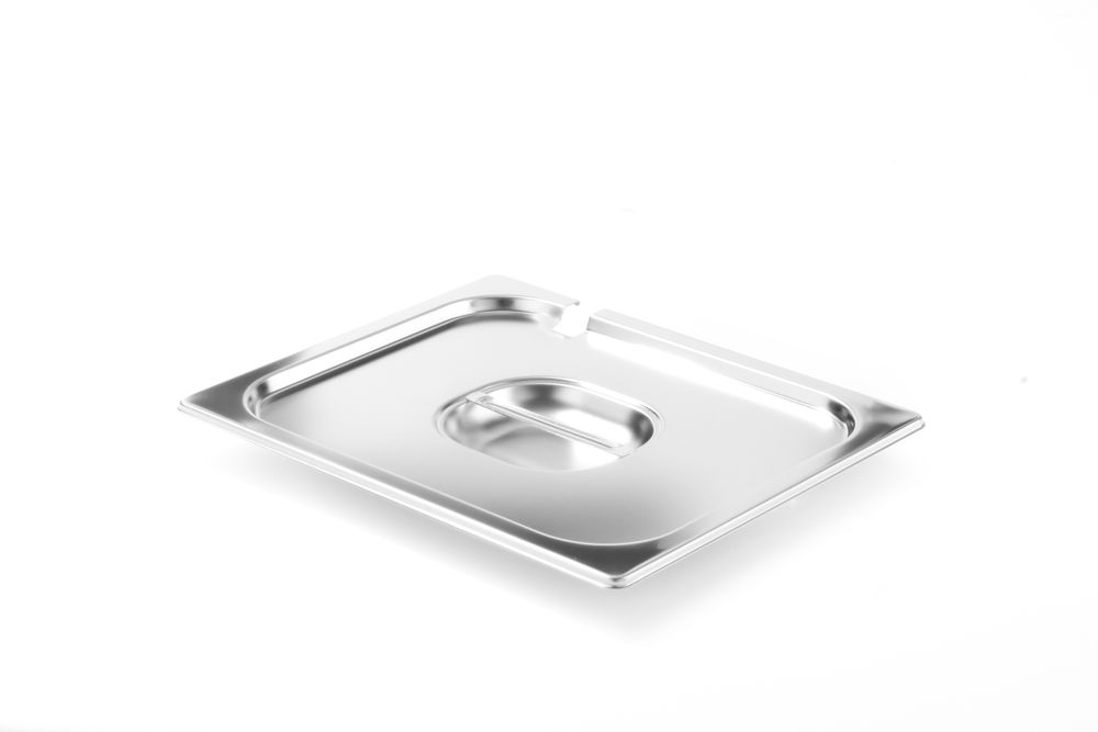 805121 Coperchio per teglie GN con scanso per cucchiaio, HENDI, Profi Line, GN 1/2, 265x325mm - immagine 1