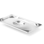 Coperchio per teglie GN con scanso per cucchiaio, HENDI, Profi Line, GN 1/3, 325x176mm